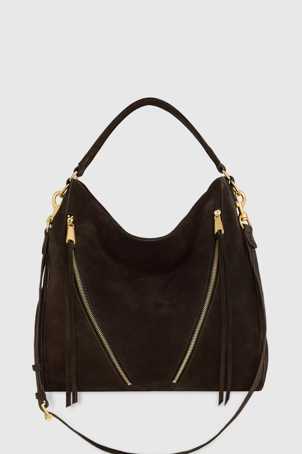 Fashion Rebecca Minkoff Moto Double Zip Hobo FONDANT