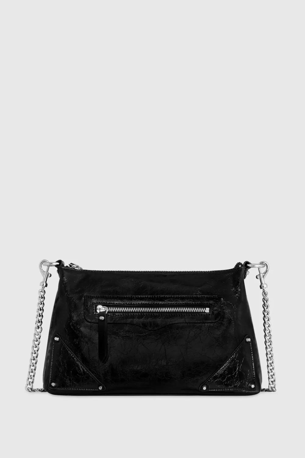 Discount Rebecca Minkoff Moto Shoulder Bag BLACK