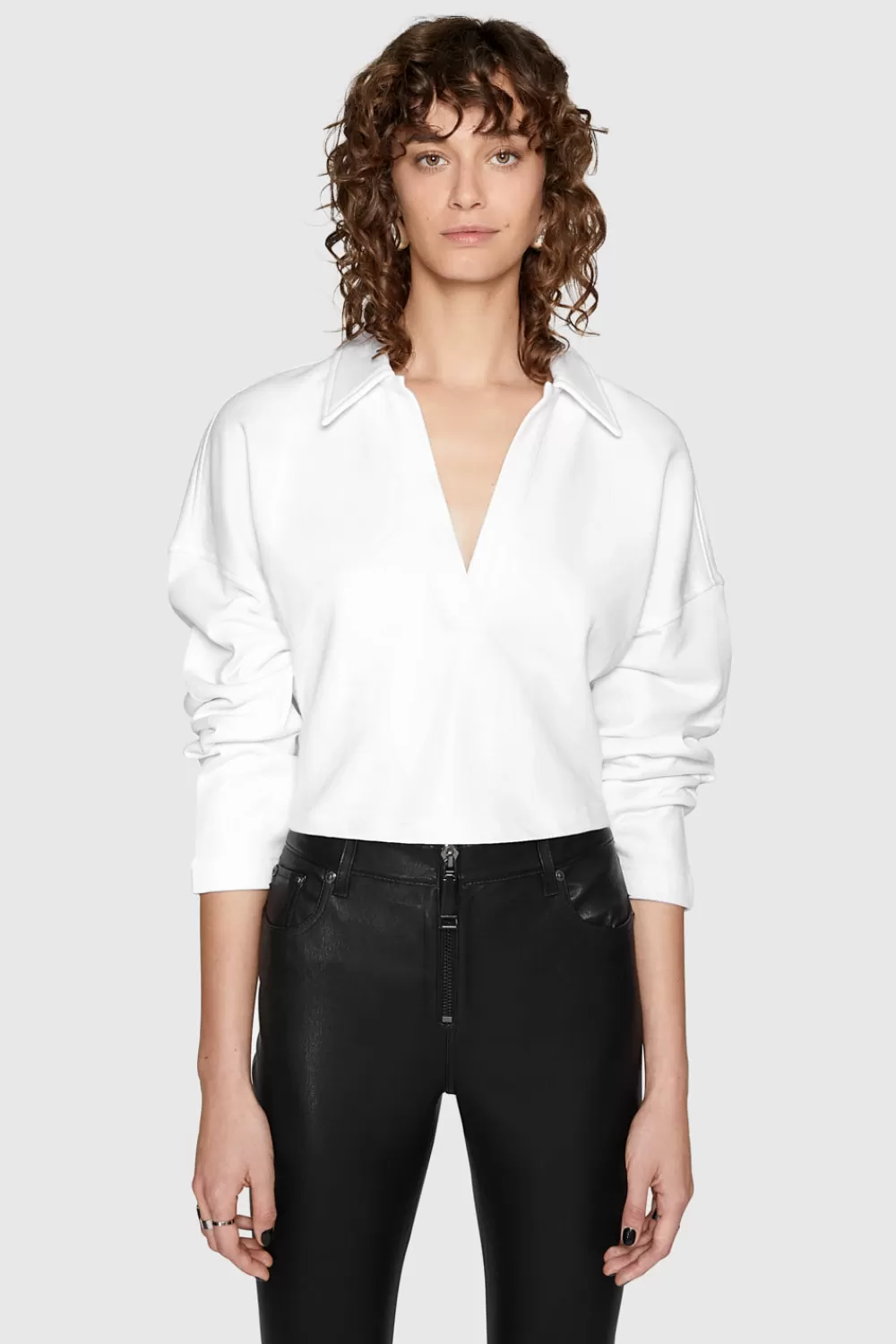 Sale Rebecca Minkoff Park Rugby Shirt WHITE