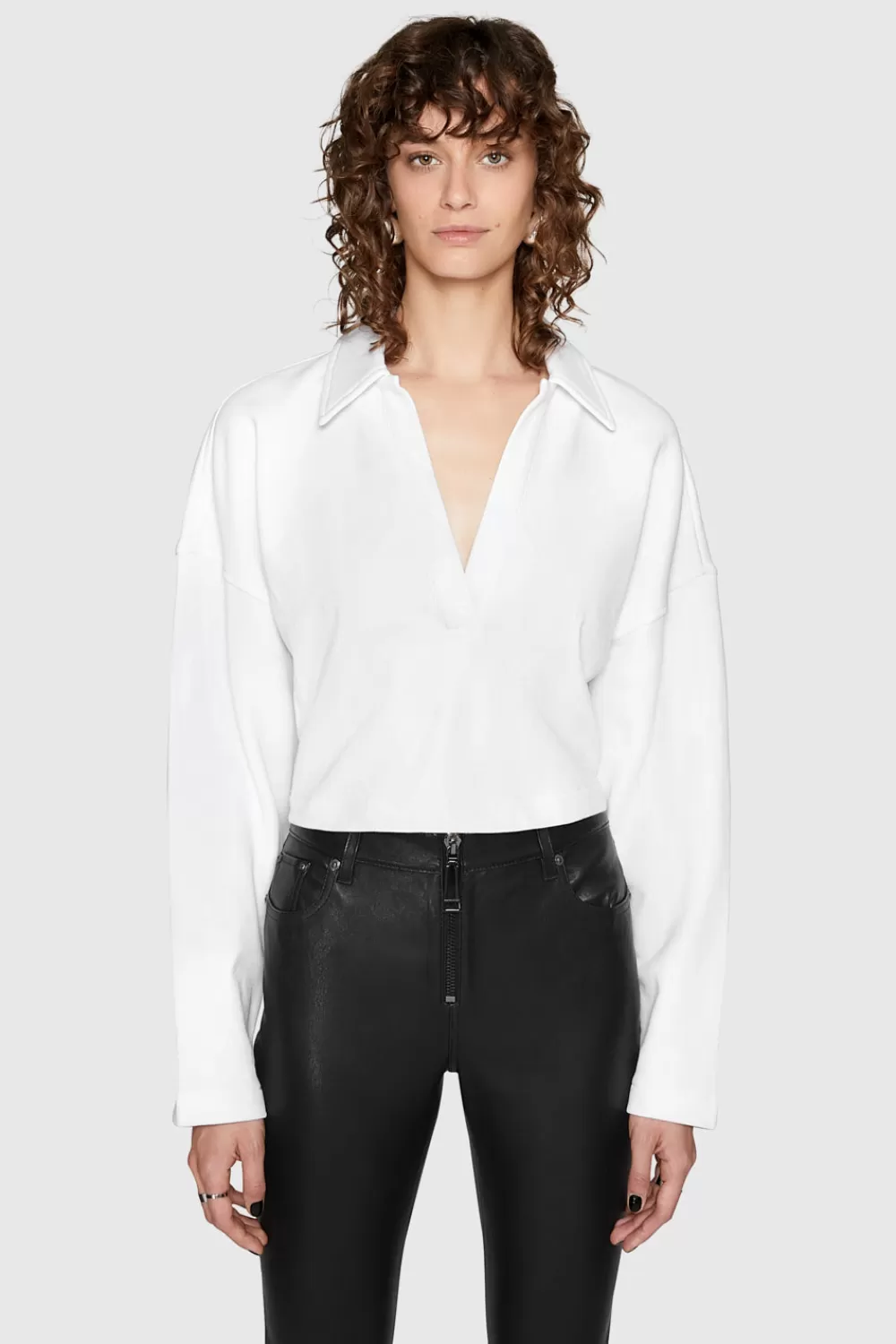 Sale Rebecca Minkoff Park Rugby Shirt WHITE