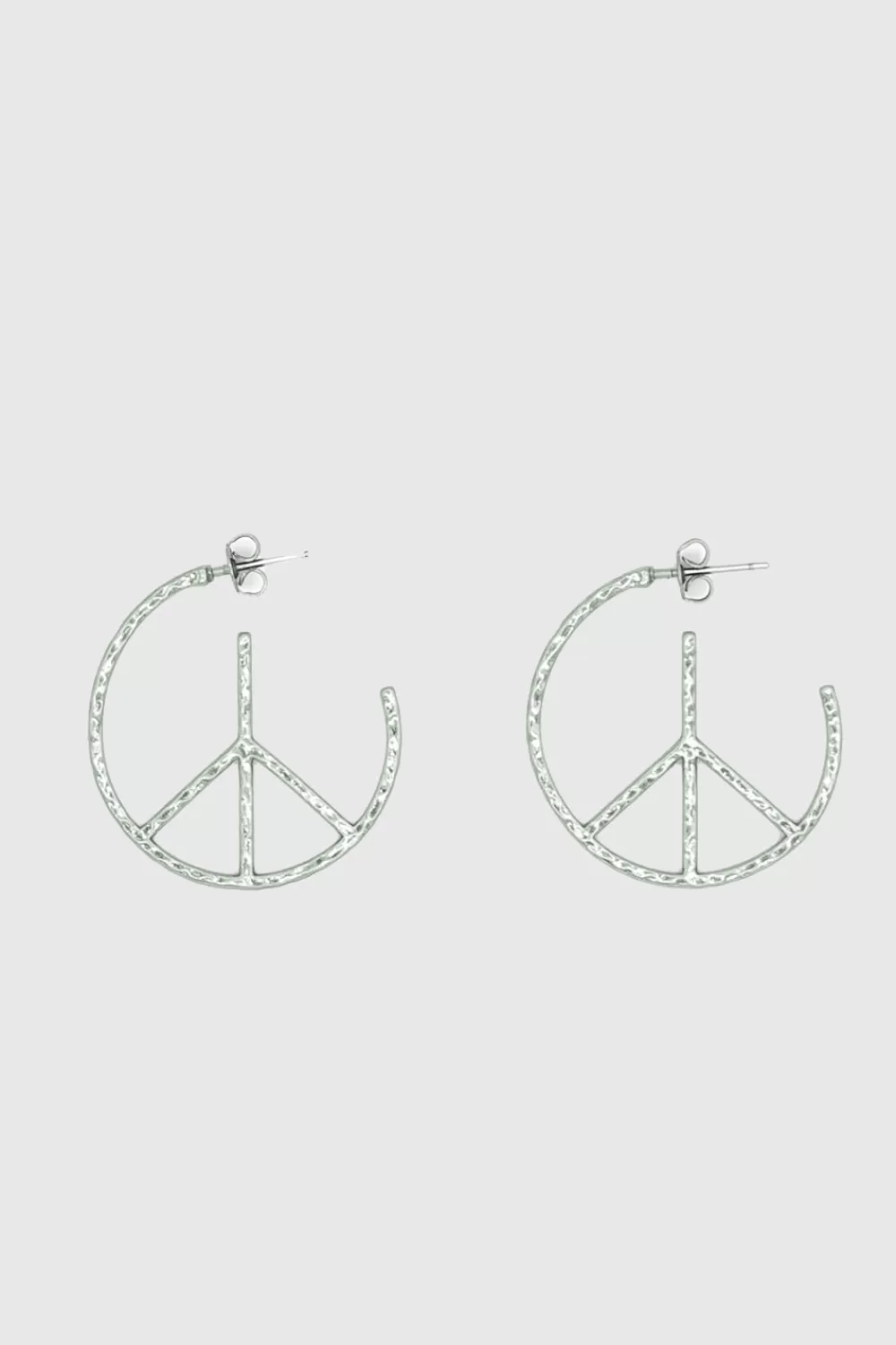 New Rebecca Minkoff Peace Hoop Earring