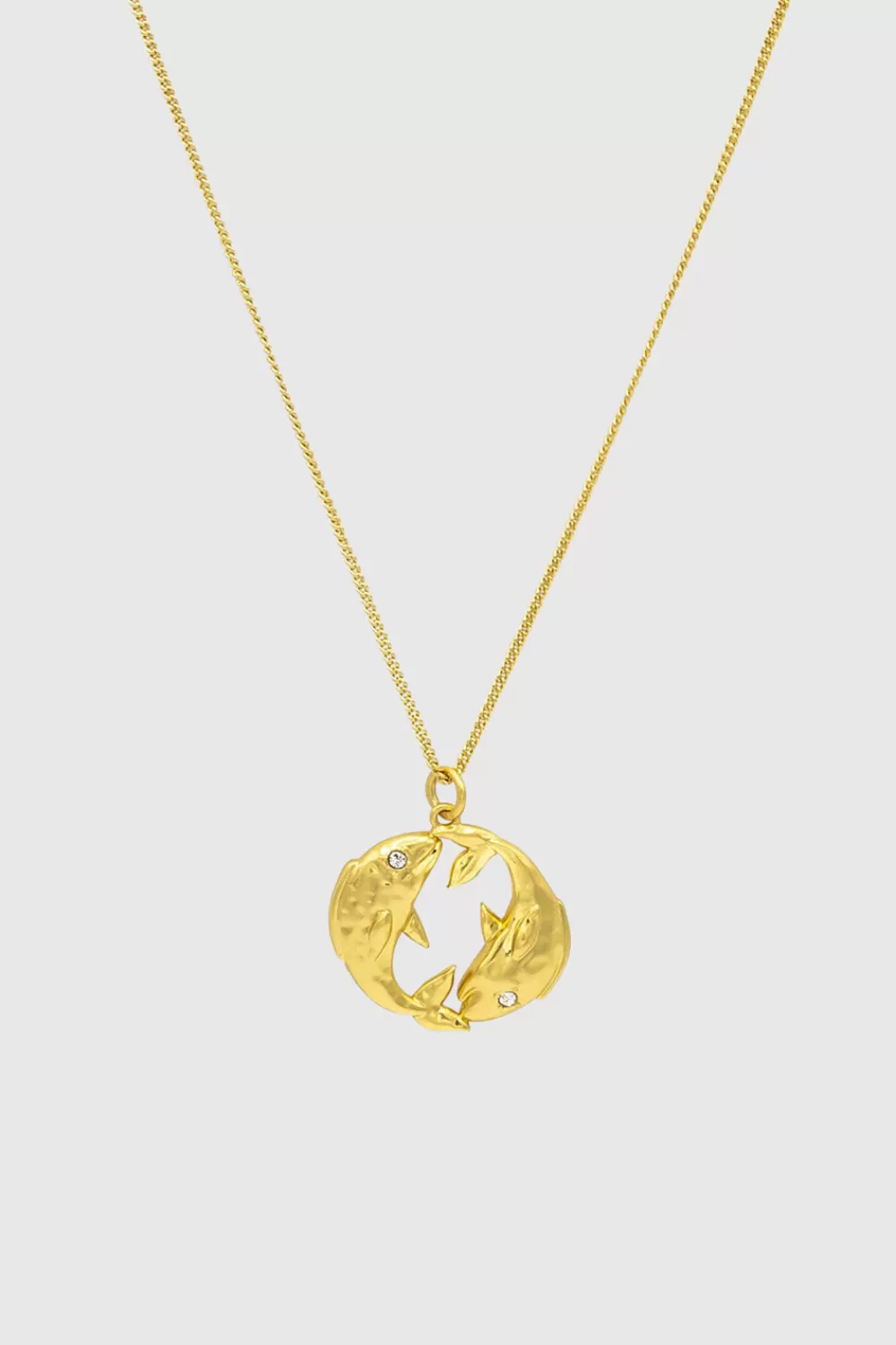 Cheap Rebecca Minkoff Pisces Zodiac Medallion Necklace