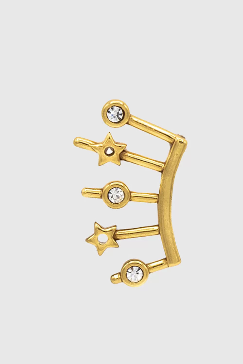 Sale Rebecca Minkoff Radial Ear Climber SHINYGOLD