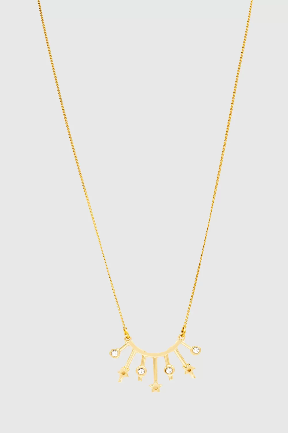 Discount Rebecca Minkoff Radial Necklace SHINYGOLD