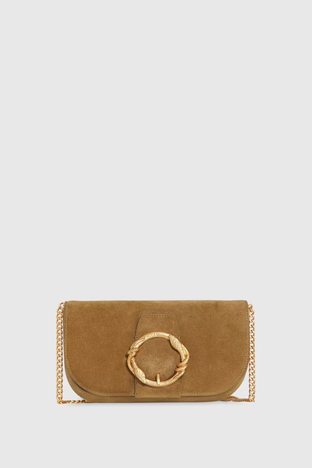 Fashion Rebecca Minkoff Snake Ring Crossbody HONEY