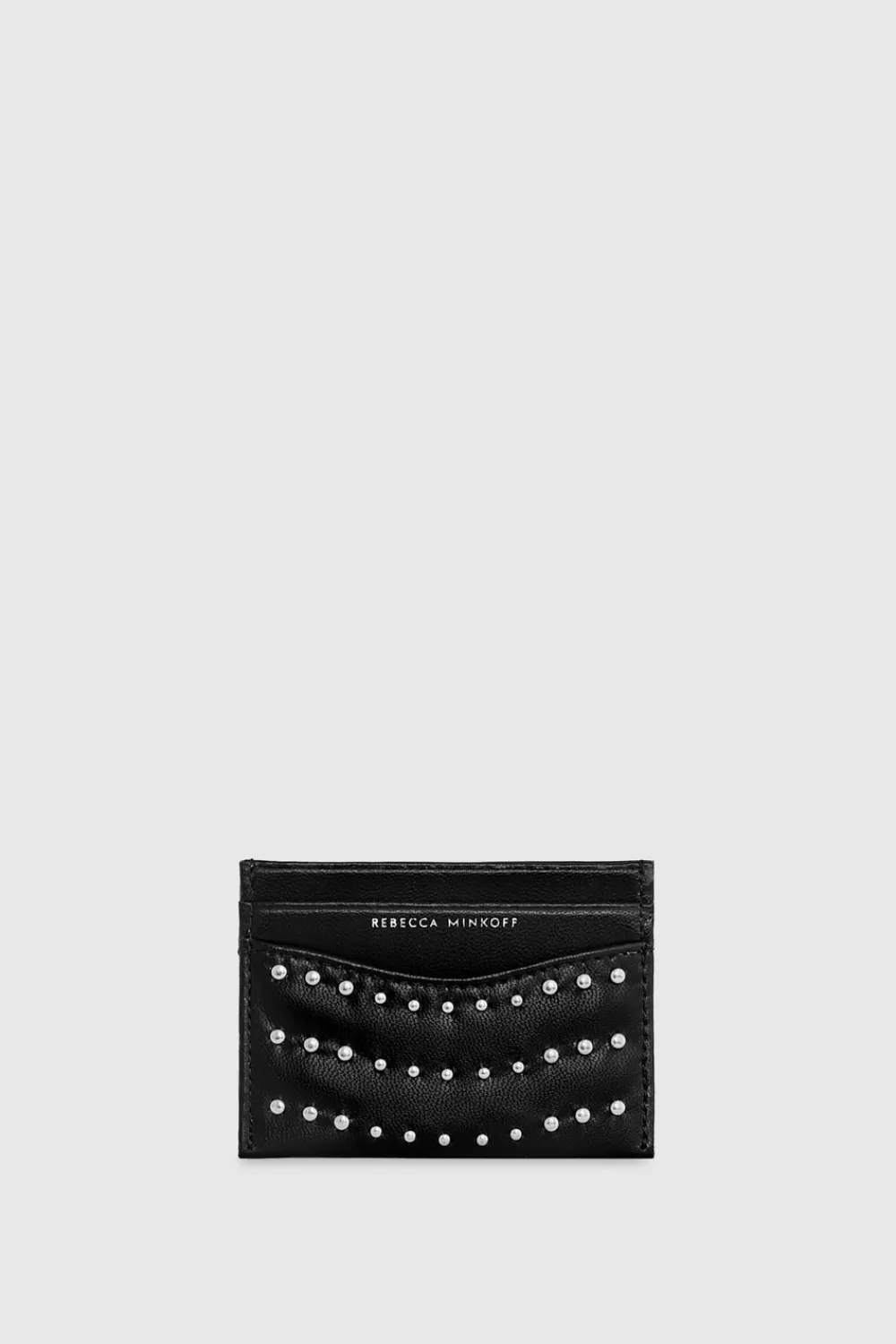 Cheap Rebecca Minkoff Studded Card Case BLACK