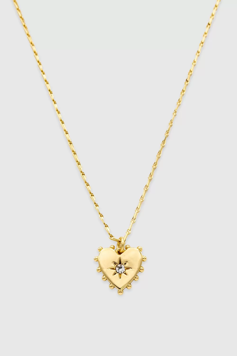 Cheap Rebecca Minkoff Studded Heart Necklace