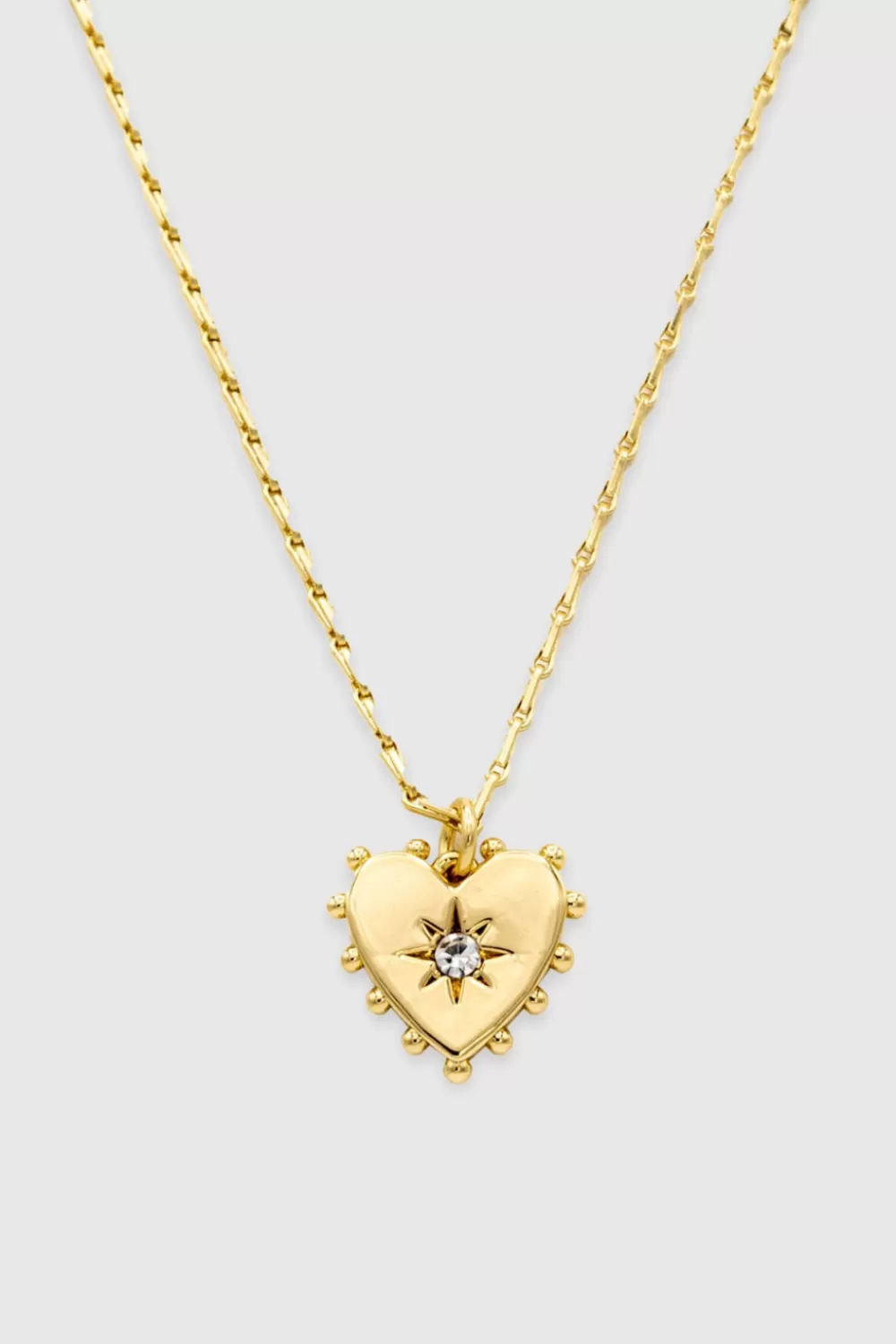 Cheap Rebecca Minkoff Studded Heart Necklace