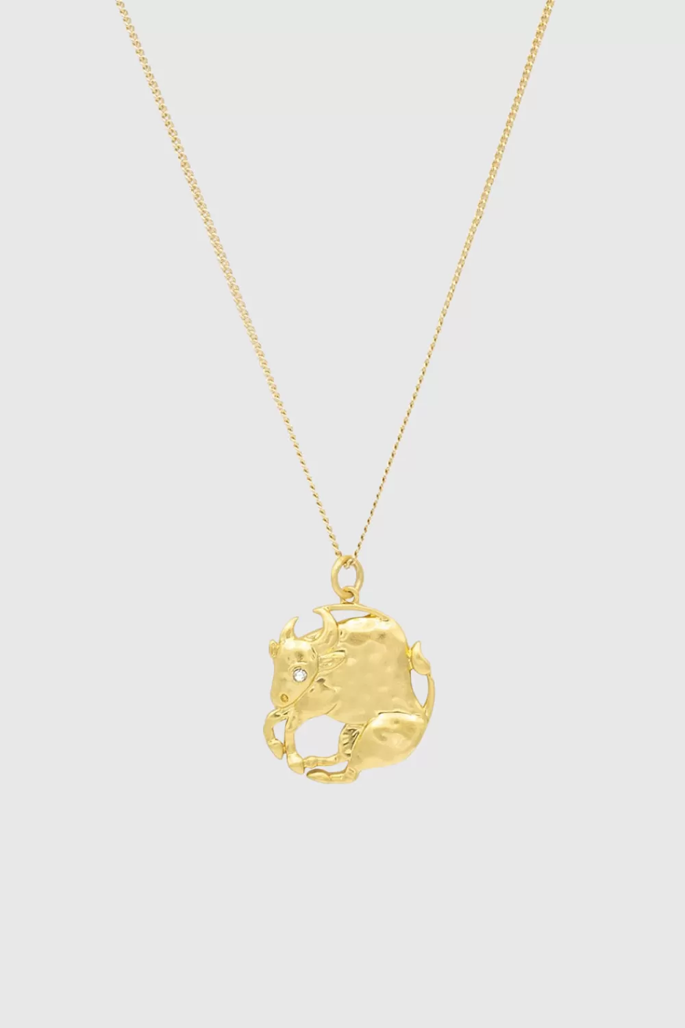 Outlet Rebecca Minkoff Taurus Zodiac Medallion Necklace