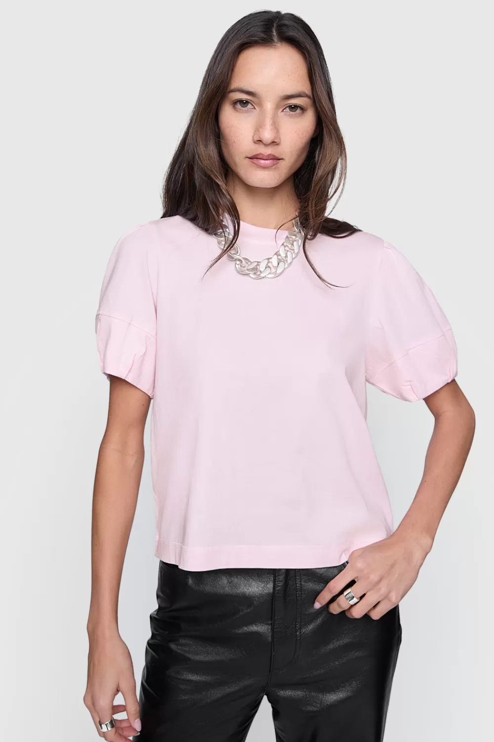 Flash Sale Rebecca Minkoff Val Puffed Sleeve Tee Blush