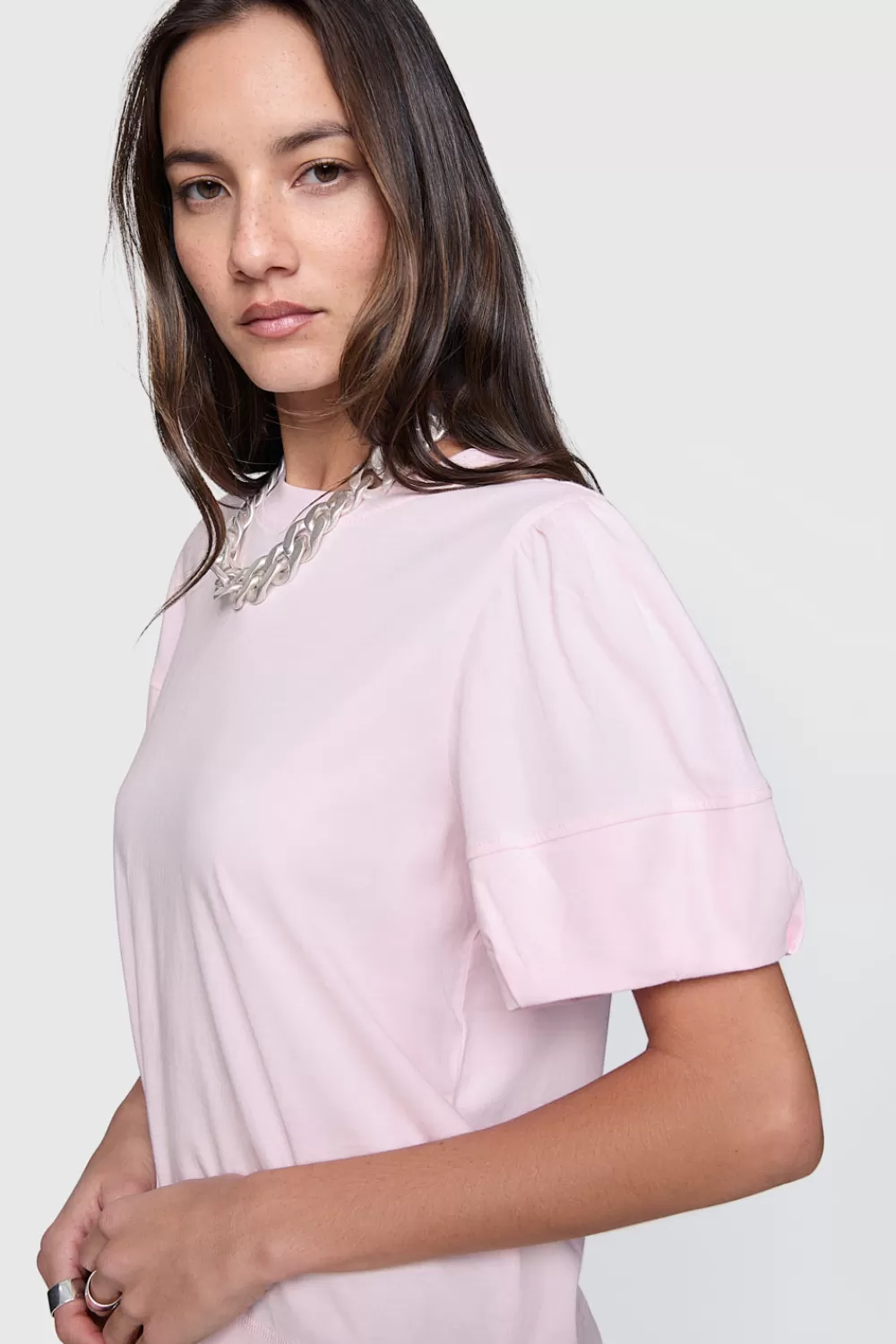 Flash Sale Rebecca Minkoff Val Puffed Sleeve Tee Blush