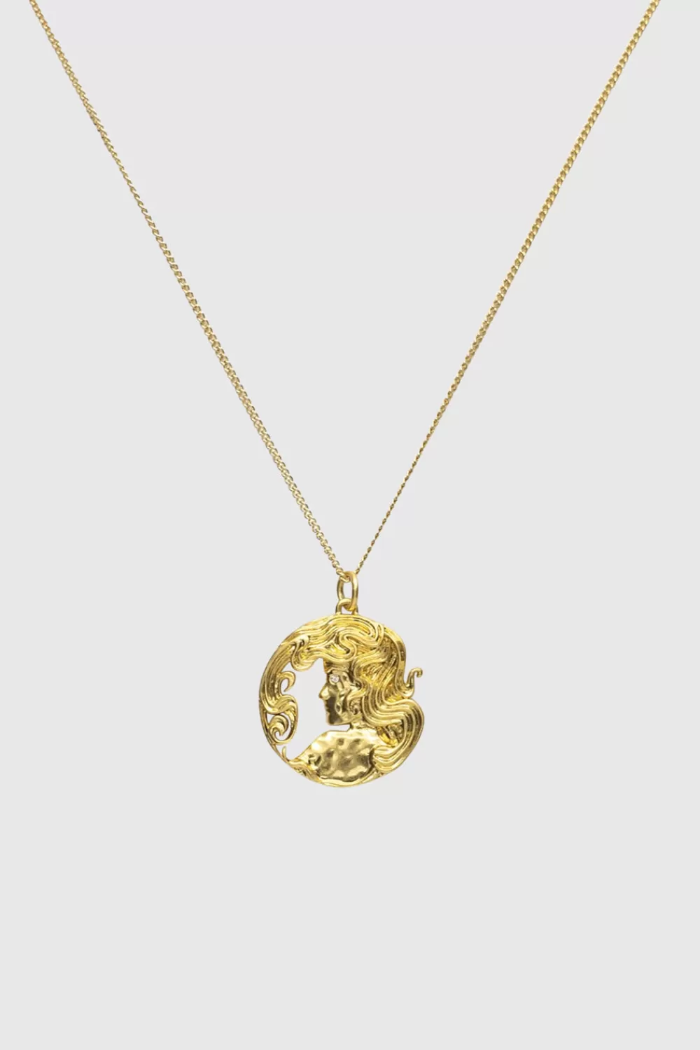 New Rebecca Minkoff Virgo Zodiac Medallion Necklace